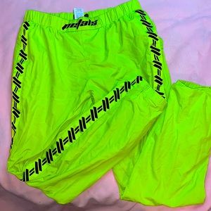 Neon Green/Black Track Pants, Sold At Zumiez for $44.95